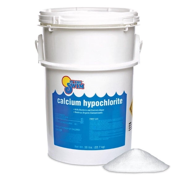 Desinfectante granular Pool Shock In The Swim Cal-Hypo, 22,7 kg