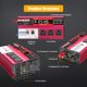 thumbnail image 2 of Inversor de energía ALSO GO 1000W 110V 3CA+3USB+Tipo-C, 2 of 9
