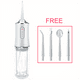 thumbnail image 3 of Water Dental Flosser Oral Irrigator With 3 Modes With 4 Nozzles, Waterproof Rechargeable Portable Powerful Battery For Travel & Home, 3 of 3