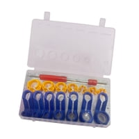 Ioensy - Juego De Herramientas De Desconexión Rápida De Línea De Ca Automática, 16 Uds., Herramientas De Extracción De Línea De Combustible, Caja De Pp De 7 Tamaños