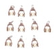thumbnail image 1 of Soporte del techo del gancho del corredor del rodillo de la diapositiva del carril del planeador de la pista de la cortina 10pcs 2 # - 25m m, 1 of 3