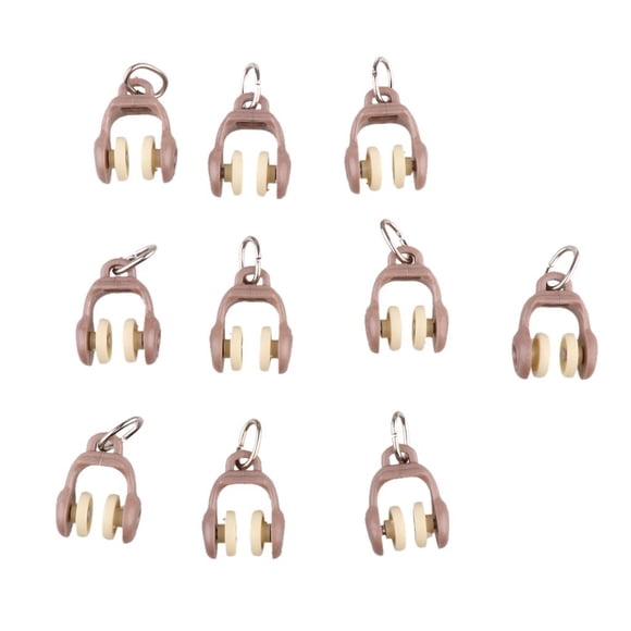 Soporte del techo del gancho del corredor del rodillo de la diapositiva del carril del planeador de la pista de la cortina 10pcs 2 # - 25m m
