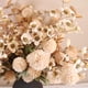 thumbnail image 2 of Arreglos florales de seda Ryddelighome Beige Mums + Eucalipto, 2 of 7