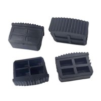 Magideal - 4 Almohadillas Para Pies De Escalera, Alfombrillas Antideslizantes Para Pies, Fáciles De Instalar, Accesorios Prácticos Para Escaleras, Reemplazan Las 6 Cm X 22 Cm