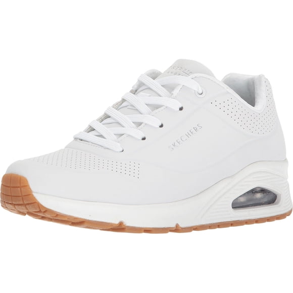 Zapatillas Skechers Uno Stand On Air para mujer, blancas, talla 10