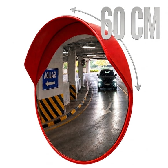 Espejo Convexo de Seguridad 60 cm Policarbonato Irrompible