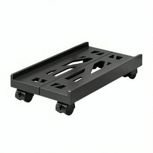 Genérico - Base/Soporte De Cpu Expandible Retráctil Con Ruedas Y Freno