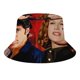 thumbnail image 1 of Giallo Terror Thriller Sombrero bucket para adultos, gorra de protección solar, sombrero de pescador plegable para viajes al aire libre, pesca y actividades de verano, 1 of 6