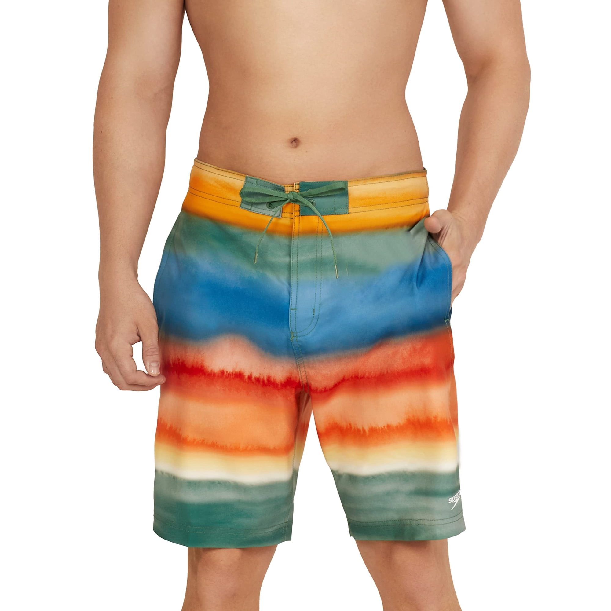 Pantalones Cortos De Natación Speedo Para Hombre Hasta La Rodilla Con Estampado Bondi