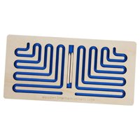 Magideal - Juguete De Habilidades Motoras Finas, Bolígrafo De Juguete, Tablero De Rompecabezas De Entrenamiento, Juguete Sensorial Para El Desarrollo Del Cerebro Azul