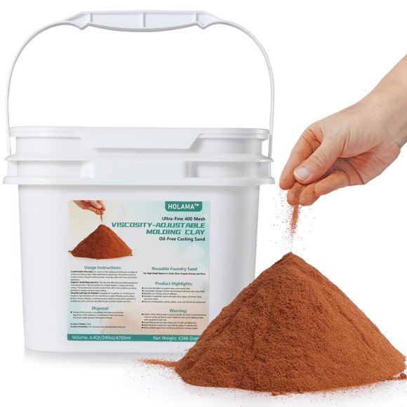 Arena de fundición holama 634 g 400 malla libre de aceite