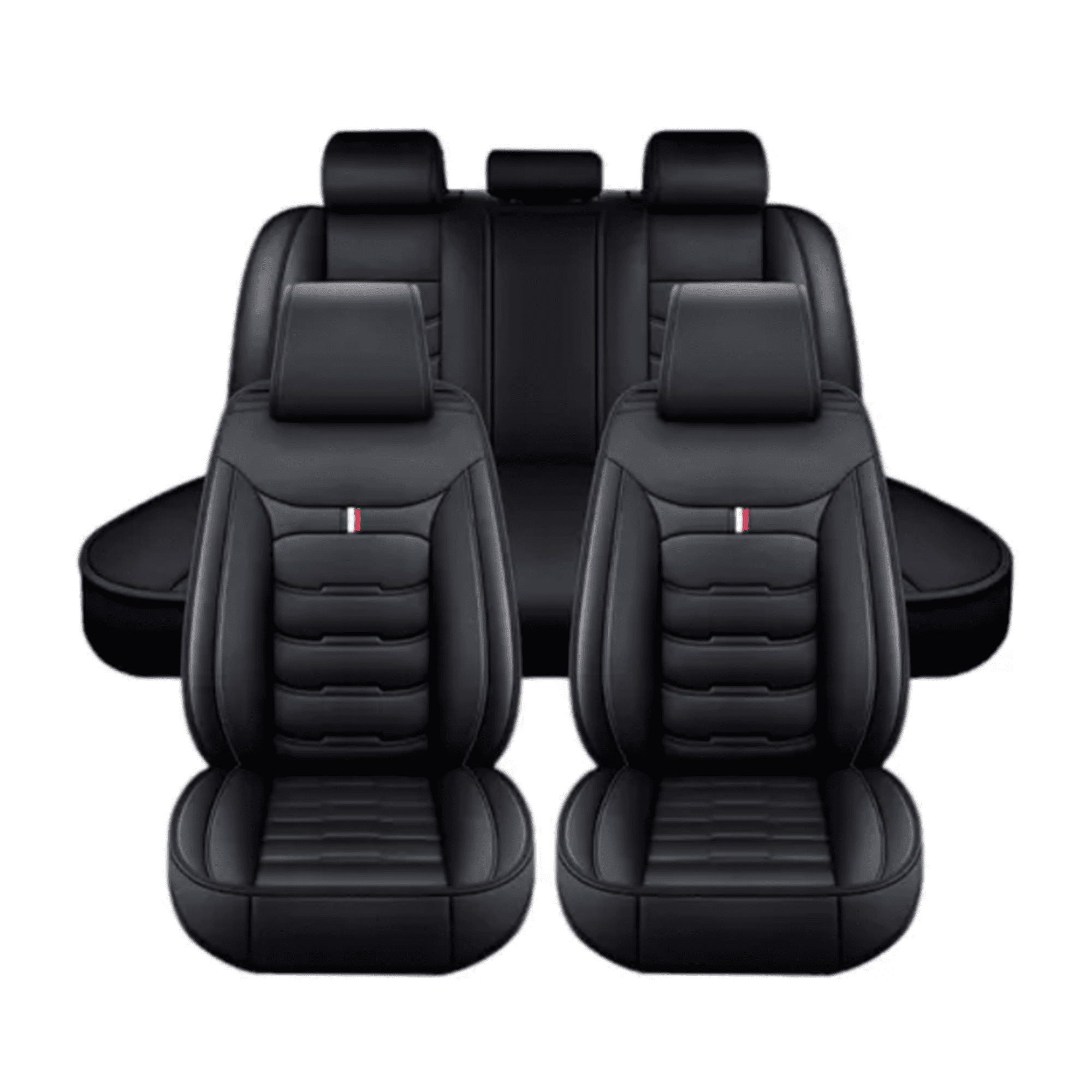 Genérico - Kit Funda Cubre Asiento Auto Premium Luxury Con 4 Almohadillas