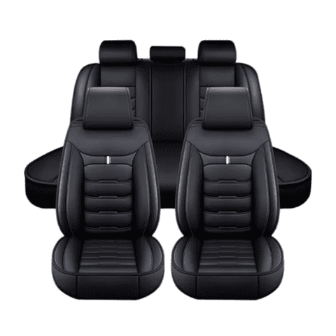 Genérico - Kit Funda Cubre Asiento Auto Premium Luxury Con 4 Almohadillas