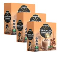 Camel - Pack X3 Cafe Cappuccino Sabor Canela, Caja De 5 Sobres