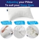 thumbnail image 3 of Almohada Sidney Sleep de espuma viscoelástica con relleno ajustable King, 3 of 9