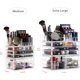thumbnail image 3 of Organizador de maquillaje CQ acrílico transparente, paquete de 3 con 6 cajones, 3 of 6