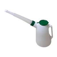 Ioensy - Jarra De Aceite Con Pico Vertedor Flexible, Dispensador De Aceite Para Garaje De Coche, 4 L