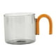 thumbnail image 4 of Taza De Té De Leche Con Asa Resistencia Al Calor Para Oficina Flor Té Cereal Gris, 4 of 5