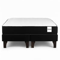 Vitelio - Base De Cama + Colchón 2 Plazas Semi Ortopedic