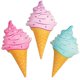 thumbnail image 1 of Conos inflables para helado Rhode Island Novelty, 36 cm, paquete de 3, 1 of 1