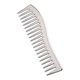 thumbnail image 2 of Peine Antiestático De Dientes Anchos Resistente Al Calor Para Cabello Rizado Plateado, 2 of 5
