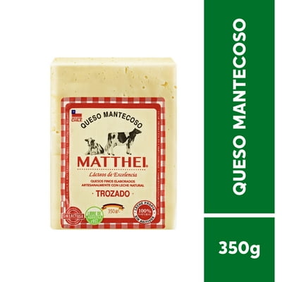 Queso Mantecoso Trozo 350 G Matthei
