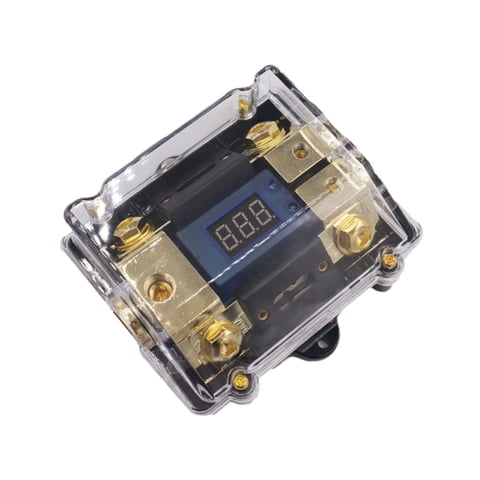 Bothyi - Portafusibles Anl Montaje De Piezas De Audio Pantalla Led Digital De Voltaje De Audio Para Automóvil Y Yate