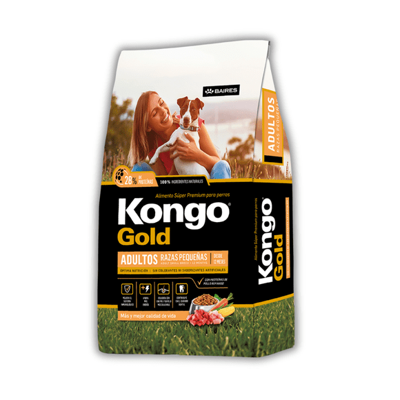 KONGO GOLD PERRO ADULTOS RAZAS PEQUEÑAS 15 KG