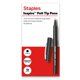 thumbnail image 1 of Bolígrafo de punta de fieltro STAPLES 0,7 mm negro - paquete de 12, 1 of 6