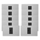 thumbnail image 1 of Pack 10 Toma Internet Metálico Rj65 - Gris Negro, 1 of 3