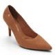 thumbnail image 1 of Zapato Mujer Gamuza Camel Taco Aguja Vizzano, 1 of 3
