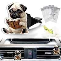 Ambientador Para Coche Con Aroma A Colonia Lynzetqy Cute Pug Dog