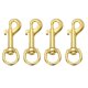 thumbnail image 1 of Uxcell 4 Piezas Clips de Broche Giratorio para Bandera, 2.7 Pulgadas Ganchos de Aleación para Mástil de Bandera, Tono Dorado, 1 of 6