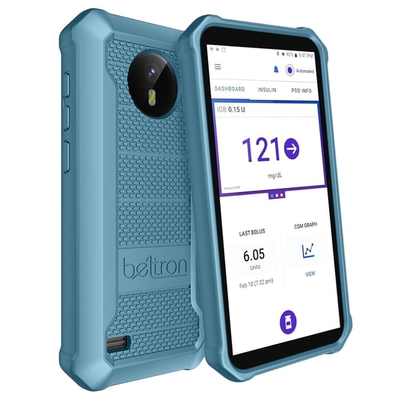 Funda Protectora Slim con Agarre para Omnipod 5 BELTRON en Azul