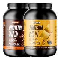 Gohard - Pack Proteinas Vegetales 2Kg Total 66Sv Dulce De Leche - Platano