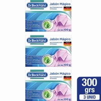 Pack X 3 Jabón Mágico Quitamanchas Intenso Dr. Beckmann 100 G