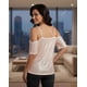 thumbnail image 2 of Blusa Mujer de Mangas Caídas con Lentejuelas Brillosas, 2 of 3