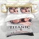 thumbnail image 5 of Película Titanic Conjunto de sábanas temático, trío de piezas, cómodo y amigable con la piel, diseño único, regalo de decoración para el hogar para familiares, amigos y fans, 90 cm * 190 cm, 5 of 6