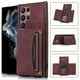 thumbnail image 2 of Wine Red Triangle Business Leather Case For Galaxy S22 S21 Ultra / S22 S21 S20 Plus / S22 S21 S20 / A52 / A71 / A72 / A22 / A32 / A21S / S20 FE, 2 of 2