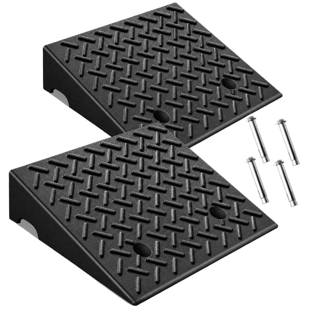 Rampas de goma para banquetas KROAK de alta resistencia, 5 cm de altura, 48 cm de ancho, 5350 kg