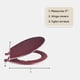 thumbnail image 3 of Asiento de inodoro Achim Home Decor Fantasia Wood Burgundy 43 cm, 3 of 6