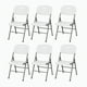 thumbnail image 1 of Pack 6 Silla Plegable Portátil Blanca, 1 of 6