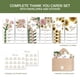 thumbnail image 4 of Tarjetas de agradecimiento XISHIUYIS, paquete de 24 con sobres, 6 diseños florales, 4 of 7
