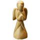 thumbnail image 1 of Figura de ángel de Tierra Santa tallada en madera de olivo 9 cm, 1 of 4