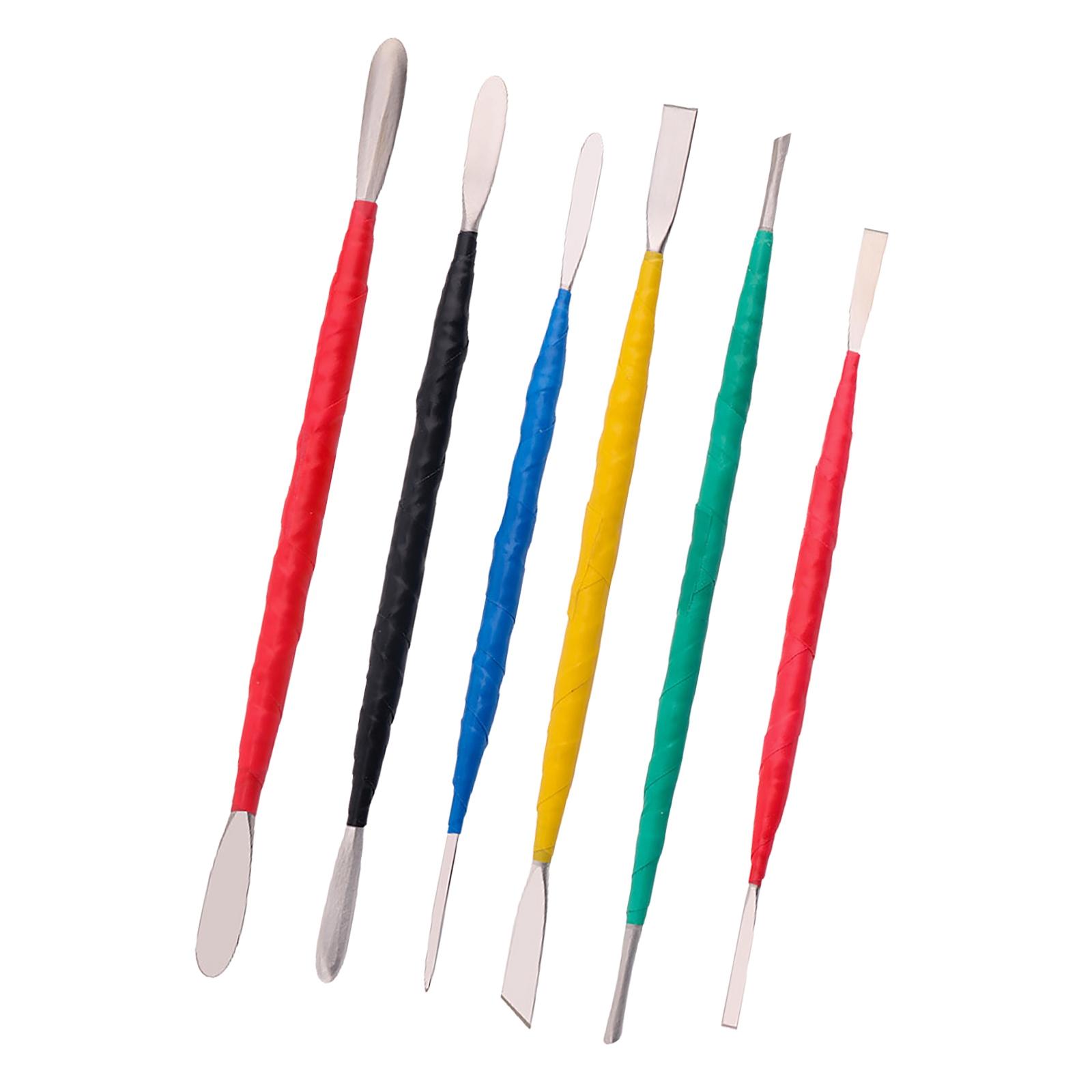 Bothyi - 6X Kit De Herramientas Para Esculpir Arcilla De Cerámica De Polímero Para Modelado De Bricolaje Pintura De Roca