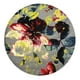 thumbnail image 1 of Alfombra Redonda Florida Gris 160 x 160 cm, 1 of 3