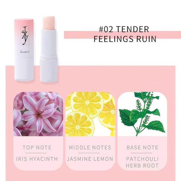 Long-Lasting Natural Jasmine Fragrance: Portable Solid Perfume Stick for Men & Women