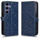 thumbnail image 1 of Funda Cartera Lunares Samsung Galaxy S25 con Tarjetero, Correa y Soporte Azul, 1 of 6