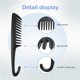 thumbnail image 4 of Peine de dientes anchos, peine de ducha con gancho, bueno para cabello rizado mojado y seco, peines premium sin enredos, color negro., 4 of 6