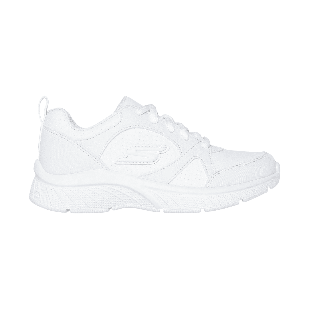 Zapatillas Escolares Blancas Juvenil Skechers Microspec Plus | 302636l-wht - Talla 34